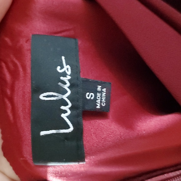 Lulus All About Love Maxi Dress Wine Burgundy - Picture 8 of 8